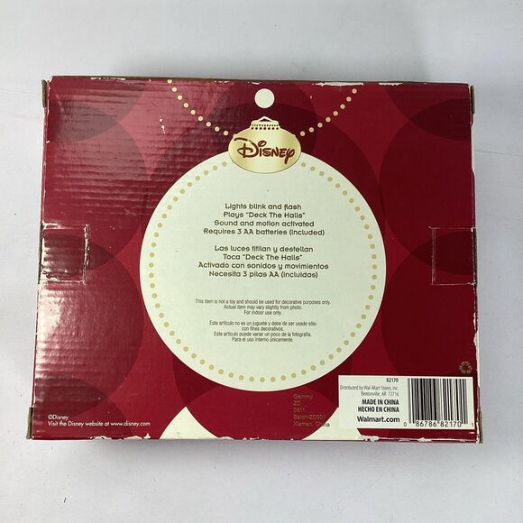 Vintage Gemmy Disney Mickey Mouse Musical Christmas Blinking String Lights Works - Picture 4 of 8